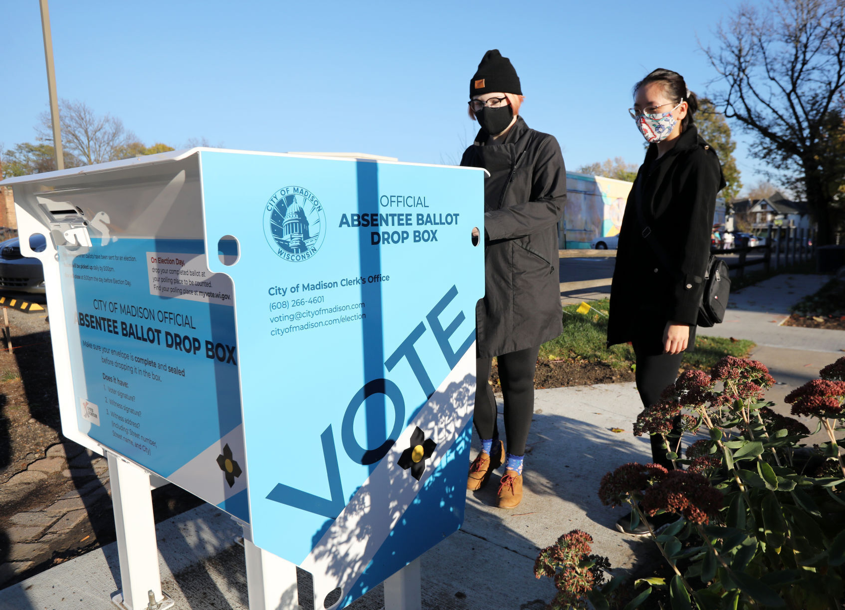 Ballot drop box